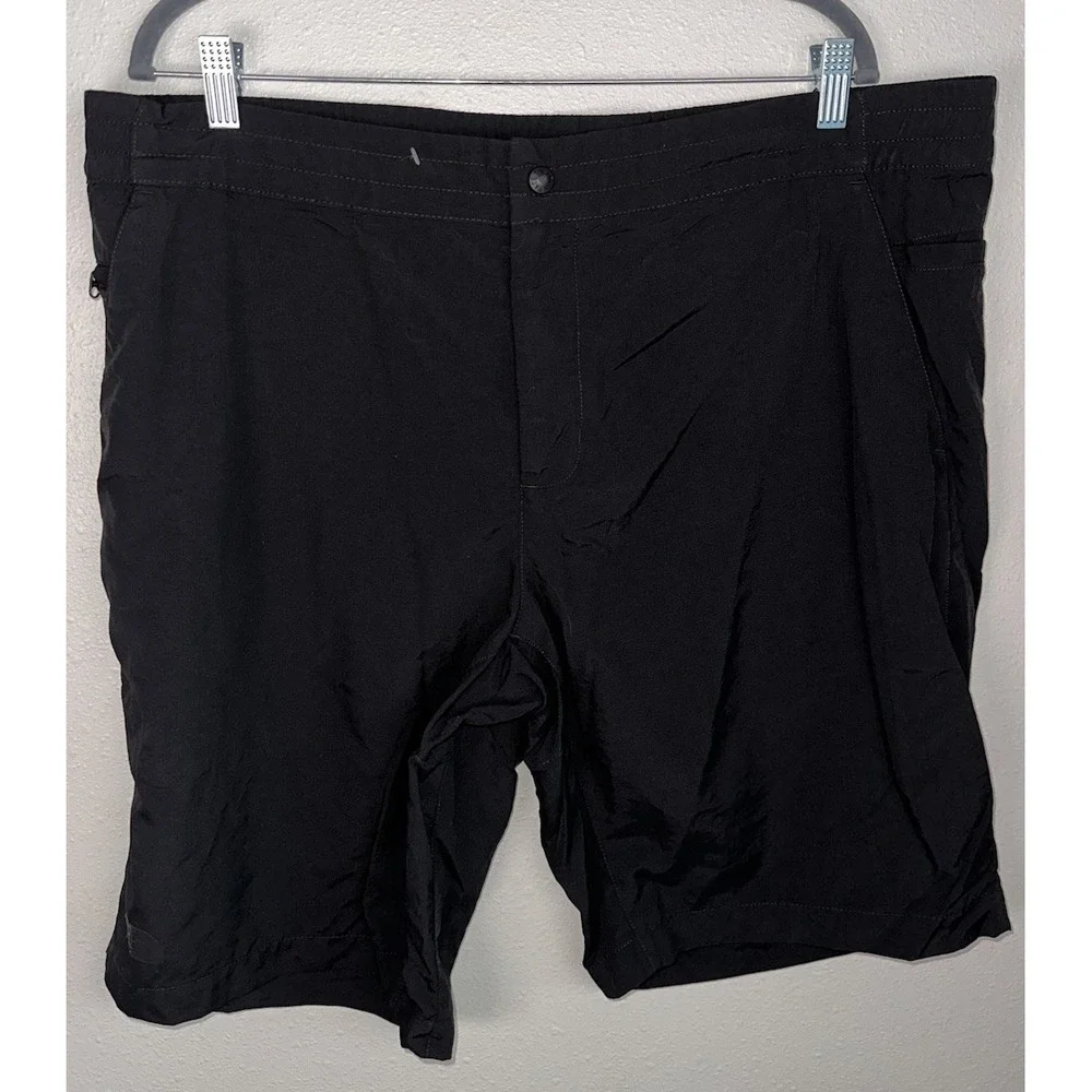 The North Face‎ Nylon Shorts XXL 2XL Black Hiking Hybrid Swim Outdoor Ripstop